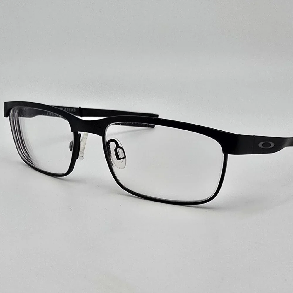 Oakley OY3002-0148 Steel Plate XS Satin Black Kids Eyeglasses Frame w/ Case 48mm